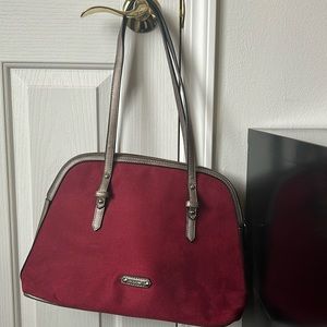 David Jones Suede Handbag
